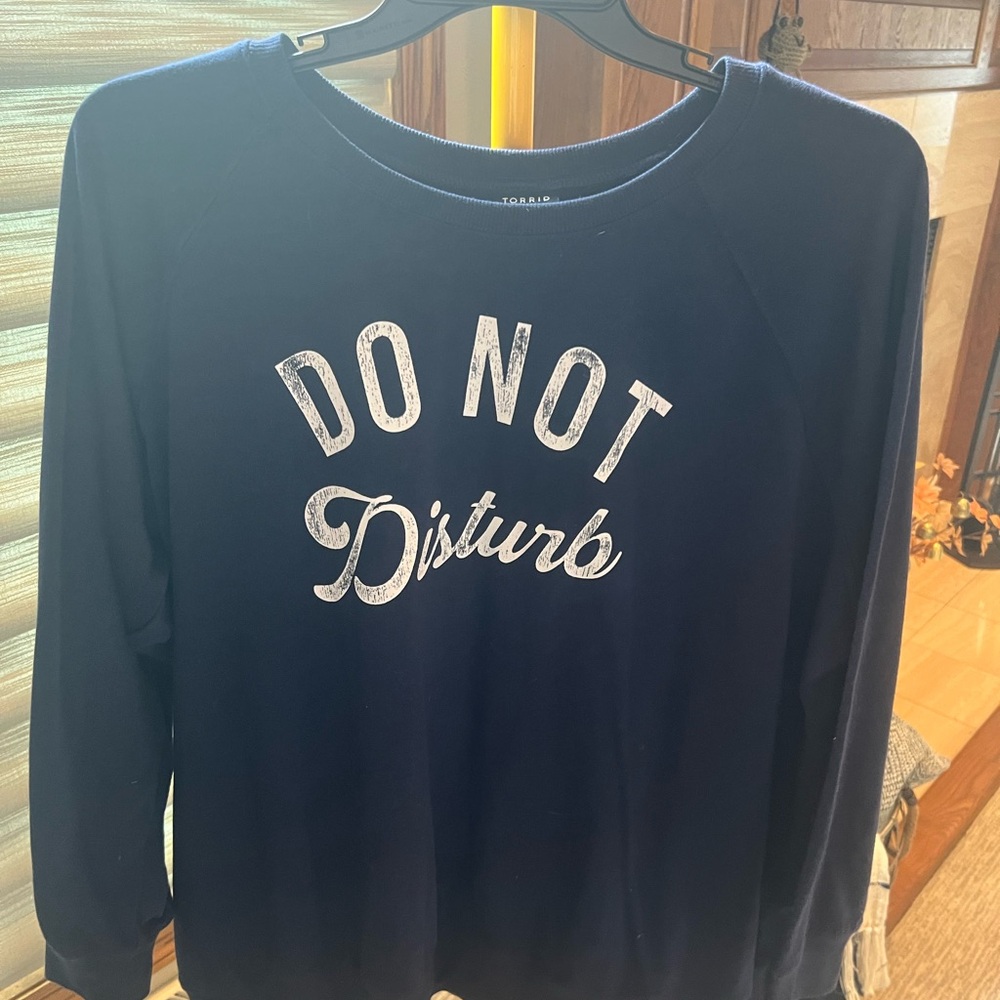 Torrid Navy Blue Graphic Sweatshirt